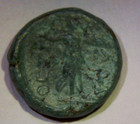 Ancient Greek Coin  Thessalian League Apollo athena 196-146 Bc