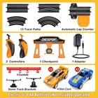 Slot Car Race Track Set Electric Powered Race Track Dual Racing Car Track Set