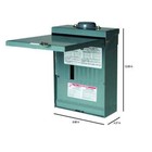 Square D Load Center 100 Amp 8 Space 16 Circuit Outdoor Breaker Box Qo Panel