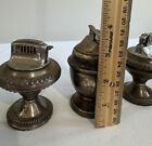 Group Of 5 Antique vintage Sterling Silver   Weighted Silver Table Lighter