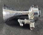 Vtg Falcon Chrome Marine Signal Air Horn Boat Tug Fog Horn Safety Toggle Valve