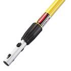 Rubbermaid Commercial Hygen Quick-connect Extension Handle 48-72  Yellow black