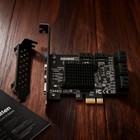 8-port Sata 3 0 Pci Express Expansion Card Pci-e Controller 6g Adapter For Hdd