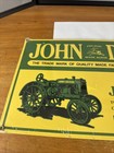 Ande Rooney John Deere Tractor Porcelain Metal Shop Sign 15x9    Vintage 1990s New