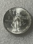 1985 Mexico Mexican Libertad 1 Troy Oz  onza   999 Fine Silver