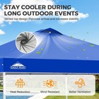 Eagle Peak 10x10 Pop Up Canopy Tent Easy Set Up Straight Leg Folding Shelter