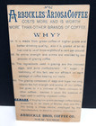 Arbuckles Ariosa Coffee Antique Trading Card No 62 An Able Assistant  From Judge