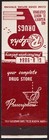 Vintage Matchbook Cover Ralphs Drugs Mortar Pestle El Monte California Unstruck