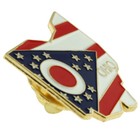 Pinmart s 50 State Shape Enamel Lapel Pin Usa Collection Value Pack