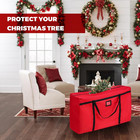 Christmas Tree Storage Bag  Fits 4-5 Ft Artificial Trees  Red