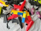 Huge Artin 1 43 Slot Car Expansion Lot - 10x Controllers - Power And Loop Tracks