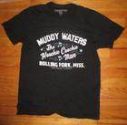 Black Muddy Waters The Hoochie Coochie Man Rolling Fork Ms T Shirt Small Blues