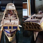 1 50 Royal Caroline Wooden Ship Model Kit French Sailing Boat Diy Ornament Gifts