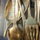 105 2 Grams Sterling Silver Antique Silverplate Flatware Set Mixed Lot Assorted