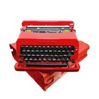 Olivetti Valentine Typewriter  Portable Case  Mint Condition  Manual 