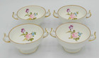 Antique 1911-1921  Nippon Set Of 4 Hand Painted Bouillon Rice Cups Magenta Mark