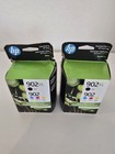 Lot Of 2 New Sealed Genuine Hp 902xl Black And Color 4pk Ink Cartridges - 2027