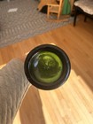Vintage Dark Green Glass Wine Bottle Deep Push Up Base Retro Barware Decor