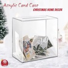 Clear Acrylic Card Box With Slot  Large Blank Gift Card Boxes For Reception