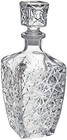 Liquor Decanter Bottle With Stopper  Lead-free Glass  Crystal Cut Design  760   