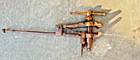Vintage Blacksmith Post Leg Vise  4 5  Jaws 