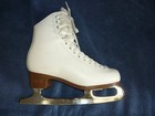 Jackson Mystique Women s Lady s Girl s White Figure Ice Skates Size 5 - Used