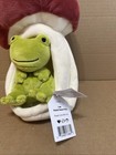 Jellycat Forest Fauna Frog Forf2f Mushroom Plush Stuffed Animal Nwt See Pics