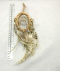 Native American Made 3  Double  3d  Dream Catcher  Beige Dreamcatcher  Coa   213