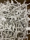  100 Pack  4 Inch White Plastic Peg Kit  Garage Shelf Hanger Pegboard Hooks  Usa