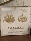 Set Of 4 Vintage Caesar Palace Mugs With Box