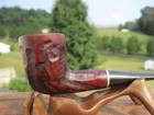 Unbranded Carved Dublin Smoking Estate Pipe 5 3 4  L