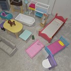 Mattel Barbie Kidkraft Kid Kraft Wooden Dollhouse Furniture Toy Lot Bundle