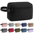 Travel Hanging Toiletry Bag With Carry Handle - Water-resistant Small Black