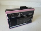 Vintage 1980s Sanyo Mgp9 Pink Portable Cassette Tape Player Tested Working