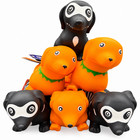 Toymendous Sunny Days Halloween Squishy Weiner Dogs Orange Pumpkin Or Black