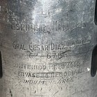1935 Vintage La Piedad De Espineira Argentinian Glass Metal Soda Seltzer Bottle
