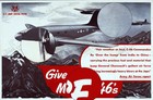Vintage 1944 Give Us More C-46 s Wwii Army Aviation Production Reproduction Post