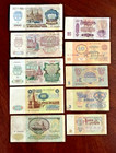 Russia Circ Banknotes 1961-1991-1992 Ussr Soviet Era World Paper Money Lot Of 10