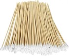 200 Pcs Count 6  Inch Long Cotton Swabs With Wooden Handles Cotton Tipped App   