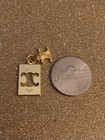 Designer Stamped Celine Charm button