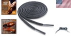 Lightweight Round Dress Shoelaces 27 Inch Dark Grey Low Stretch 2 Pair Pack