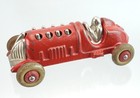Vintage 1920   s Hubley Cast Iron Piston No  6 Toy Race Car 2137 Original Paint