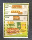 Subway Discount Sheets   Fast Food Restaurant Savings   Valid Thru May 3  2025