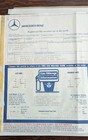 1989 Mercedes-benz Sl560 Original Window Sticker