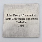 John Deere Nashville 1996 Aftermarket Parts Expo Paperweight Medallion