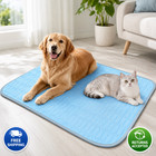 Dog Cooling Mat Pet Bed Summer Ice Pad Washable Cool Blanket For Large Dogs Cats