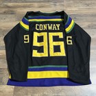 Charlie Conway  96 Mighty Ducks Movie Hockey Jersey Captain Duck Mens L Large