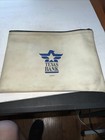 Vintage Large Texas Bank   Vinyl Zippered Bank Bag 12    9   