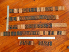 172 Piece Lot Of Hamilton Type Gothic  2  12-line Vintage Wood Letterpress