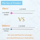 1000pcs Sewing Pins Straight Pin For Fabric  Colorful Head 